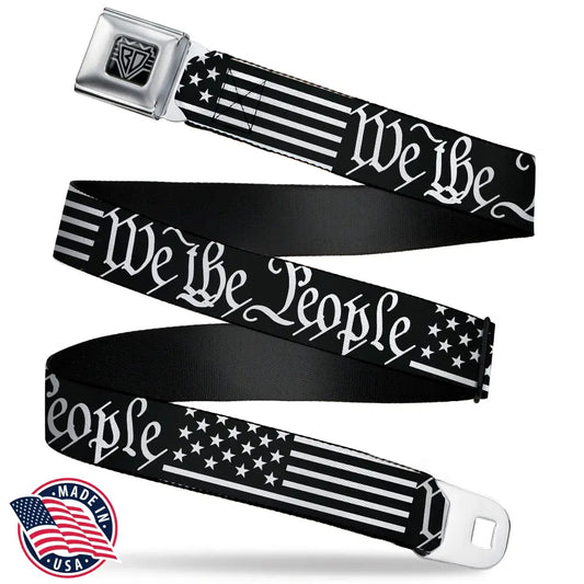 We The People - Black Seatbelt Belts