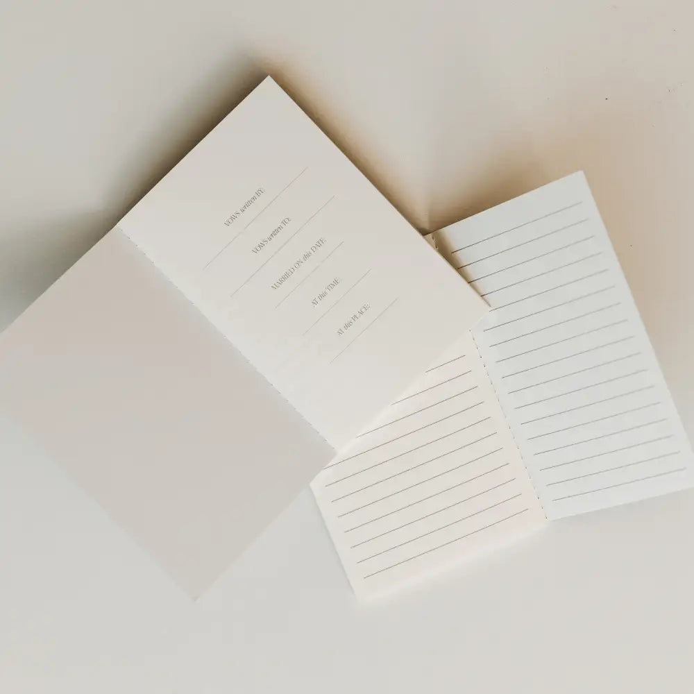 Wedding Vows Journal - Notebooks