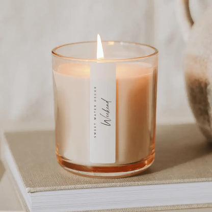 Weekend Soy Candle - Tinted Glass Jar - 12 oz Candles