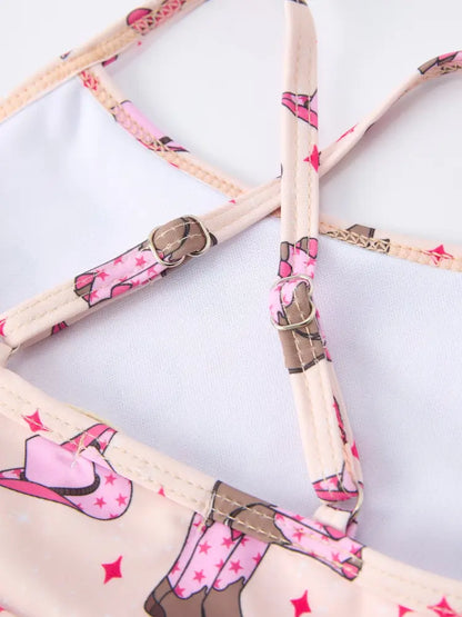 Western Girls - Pink Swimsuit