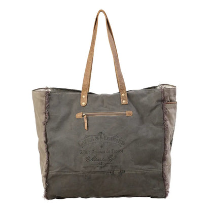 Green Floral Print Weekender Bag - Bags