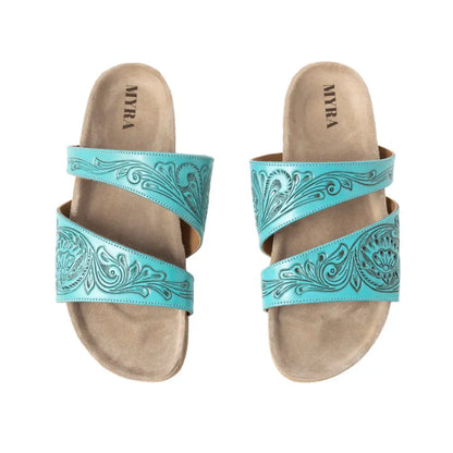 Westward Wind Sandals In Turquoise - Shoes