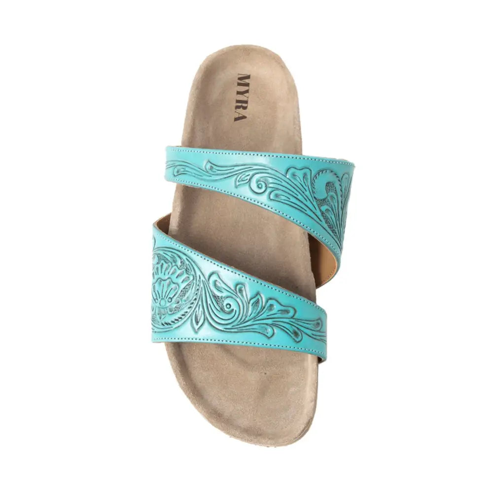 Westward Wind Sandals In Turquoise - Shoes