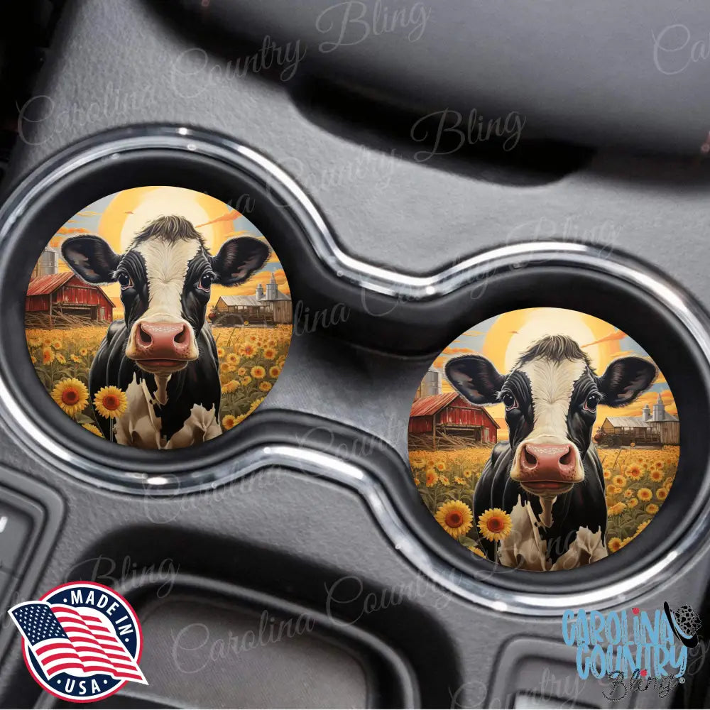 What Moo Looking At? - Multi Car Coaster