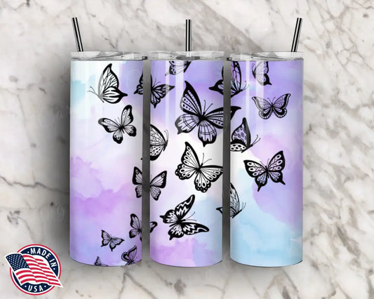 Where My Wings Take Me – Purple Tumbler