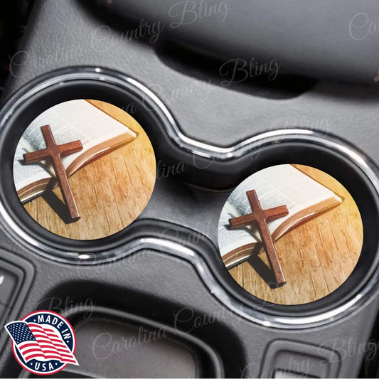 Where True Love Begins – Brown Car Coaster