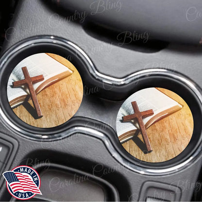 Where True Love Begins – Brown Car Coaster