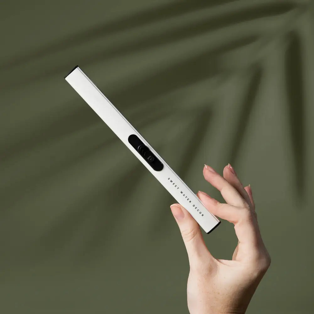 White Electric Lighter - Rechargeable Lighters