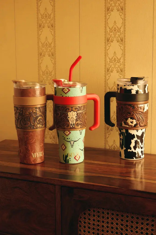 Wide Wyoming Tumbler In Blue - Tumbler