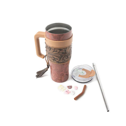 Wide Wyoming Tumbler In Brown - Tumbler