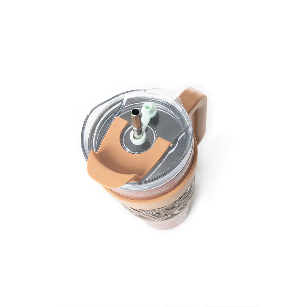 Wide Wyoming Tumbler In Brown - Tumbler