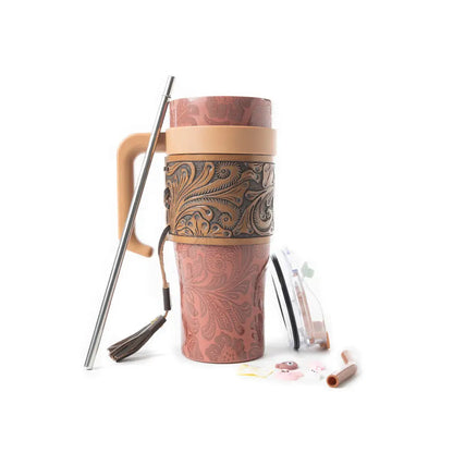 Wide Wyoming Tumbler In Brown - Tumbler