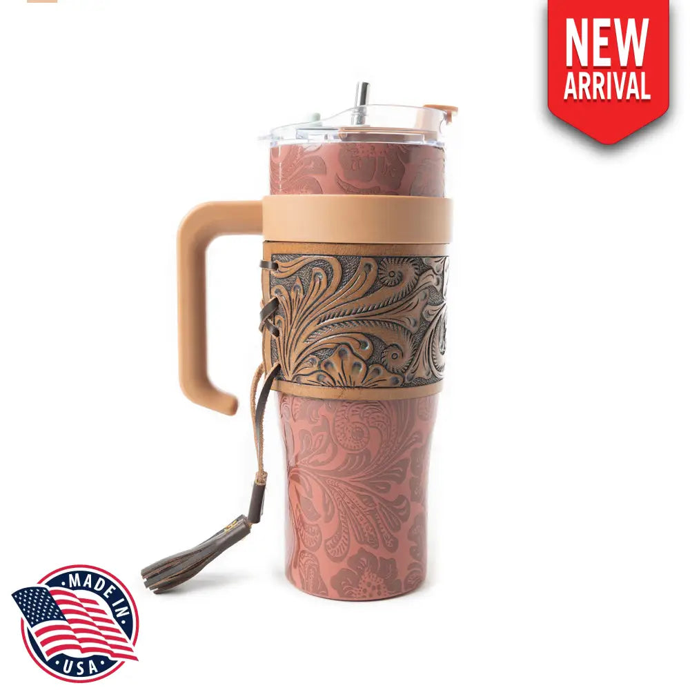 Wide Wyoming Tumbler In Brown - WITH TOOLING - Tumbler