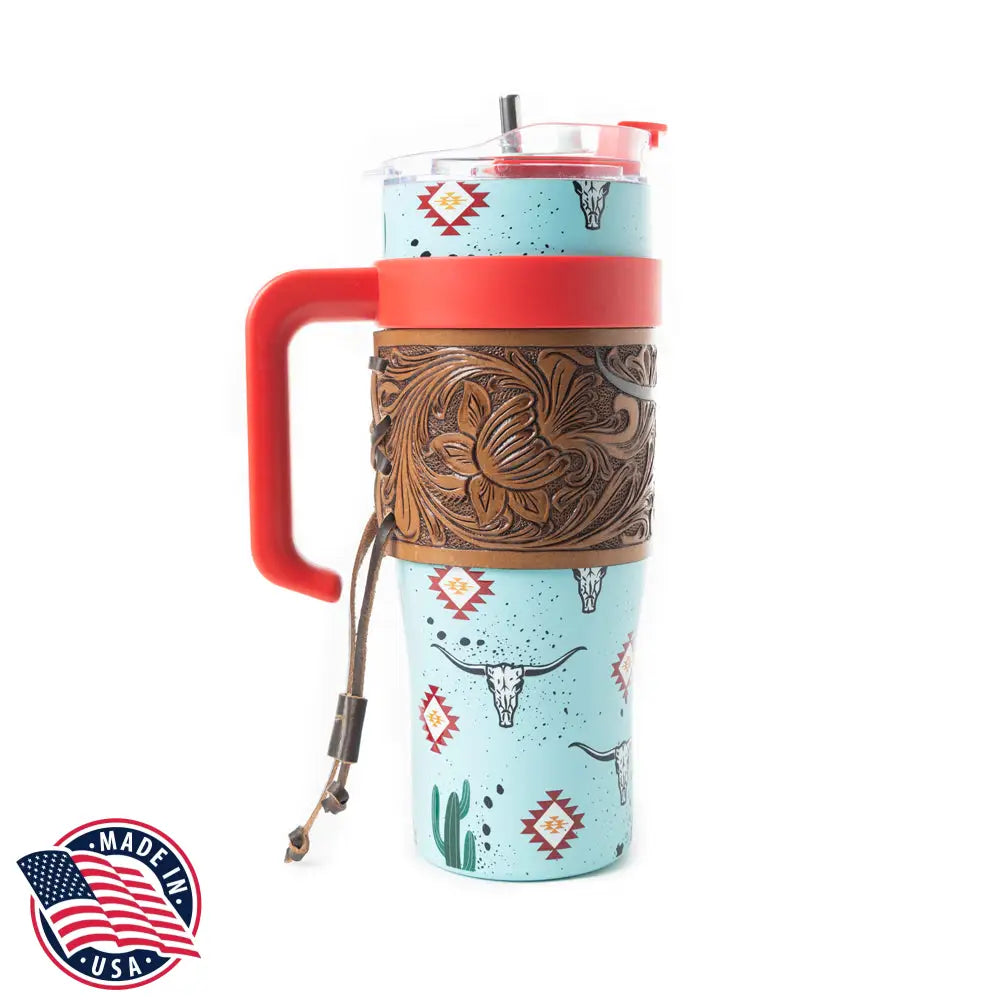 Wide Wyoming Tumbler In Sea Blue - Tumbler