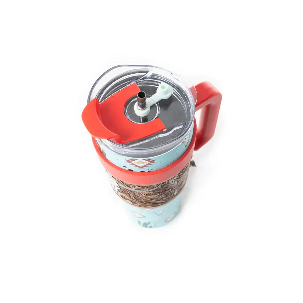 Wide Wyoming Tumbler In Sea Blue - Tumbler