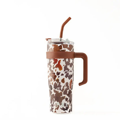 Wide Wyoming Tumbler In Brown and White - WITHOUT TOOLING - Tumbler