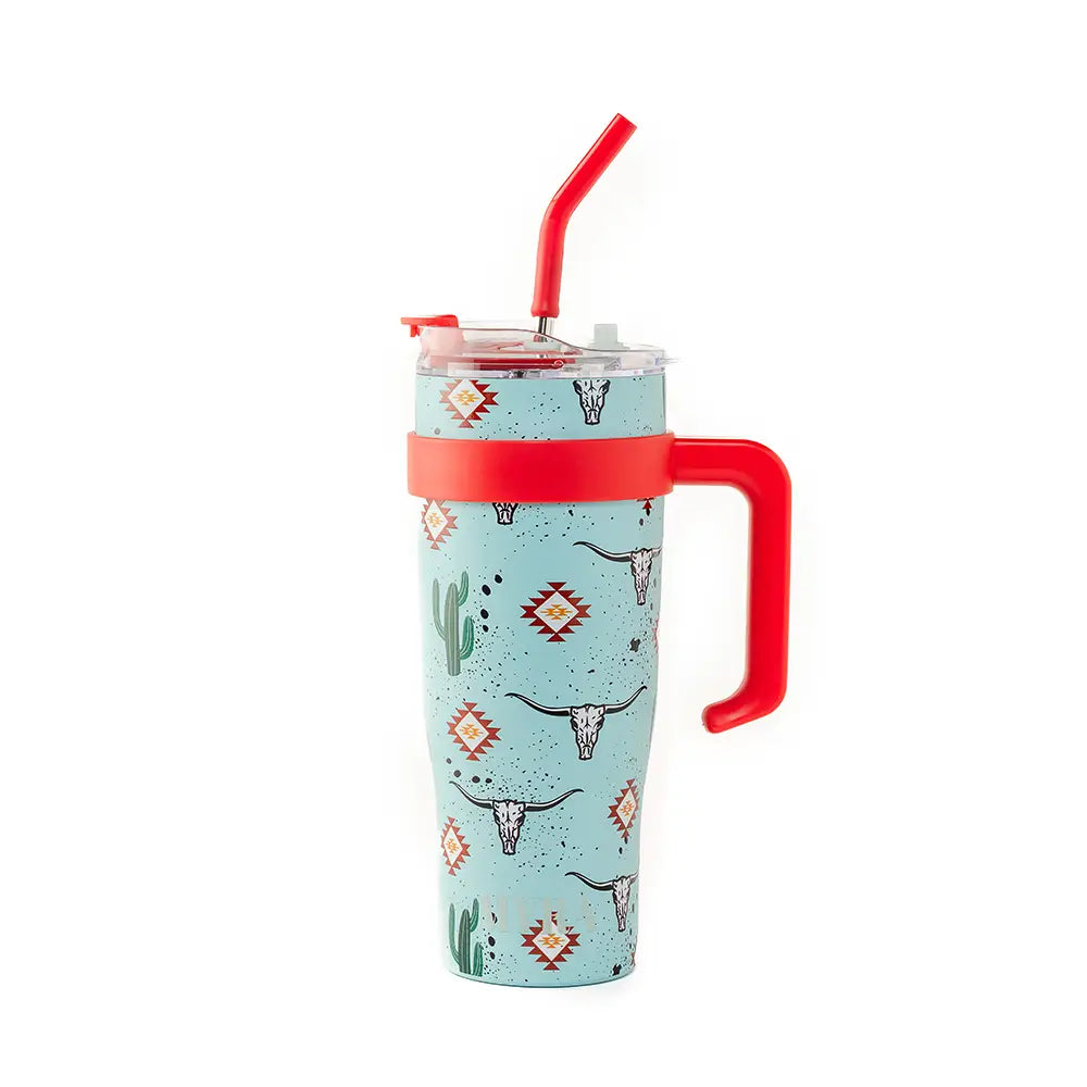 Wide Wyoming Tumbler In Sea Blue - WITHOUT TOOLING - Tumbler