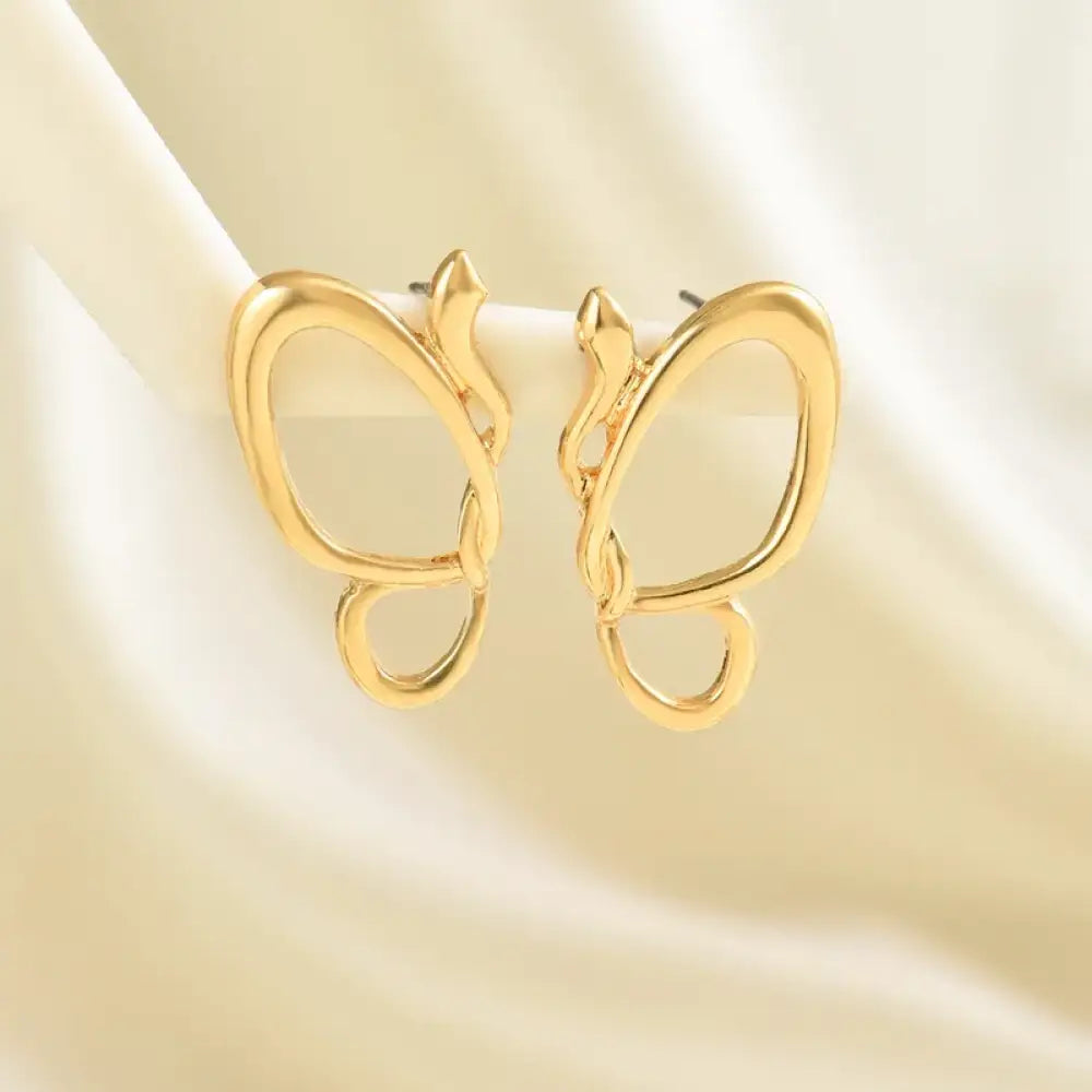 Wings of Love – Gold Earrings