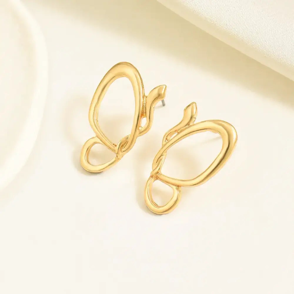Wings of Love – Gold Earrings