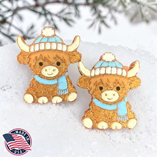 Winter Cow Vent Clips and Magnets