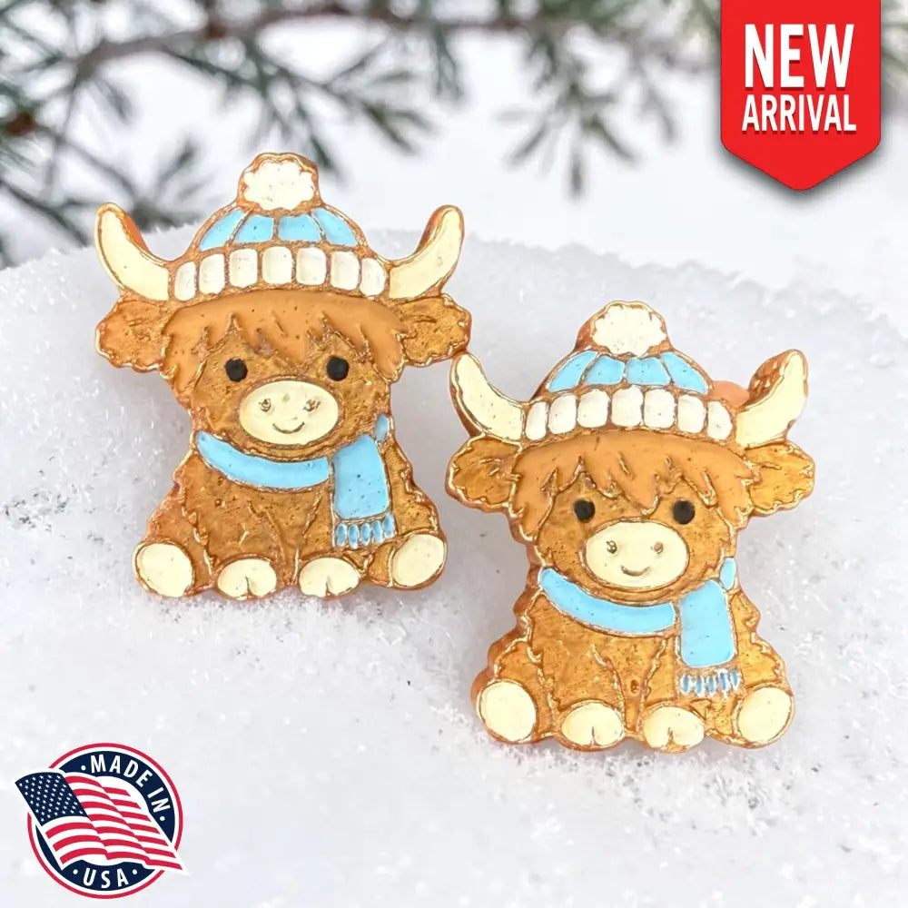 Winter Cow Vent Clips and Magnets