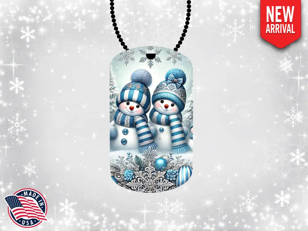Winter Friends - Blue Necklace