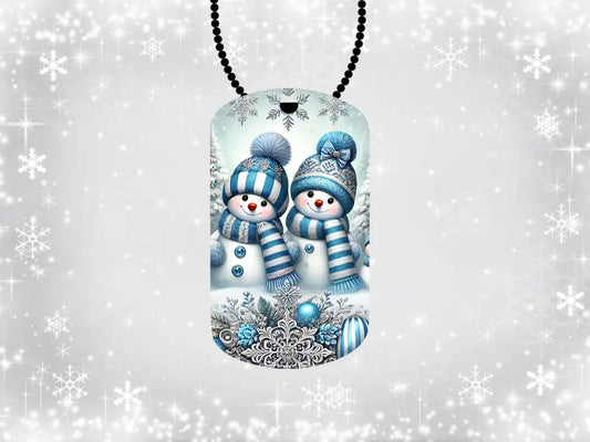 Winter Friends - Blue Necklace