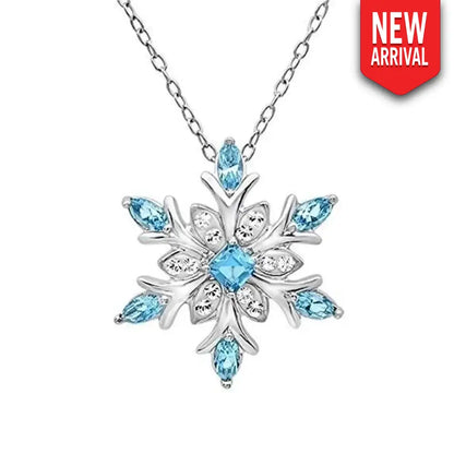 Winter Kisses – Blue Necklace