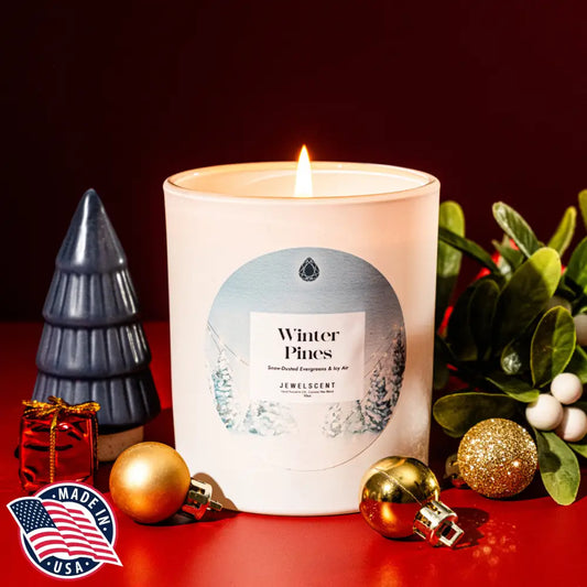 Winter Pines 10oz Mystery Box Jewelry Candle Signature Candle