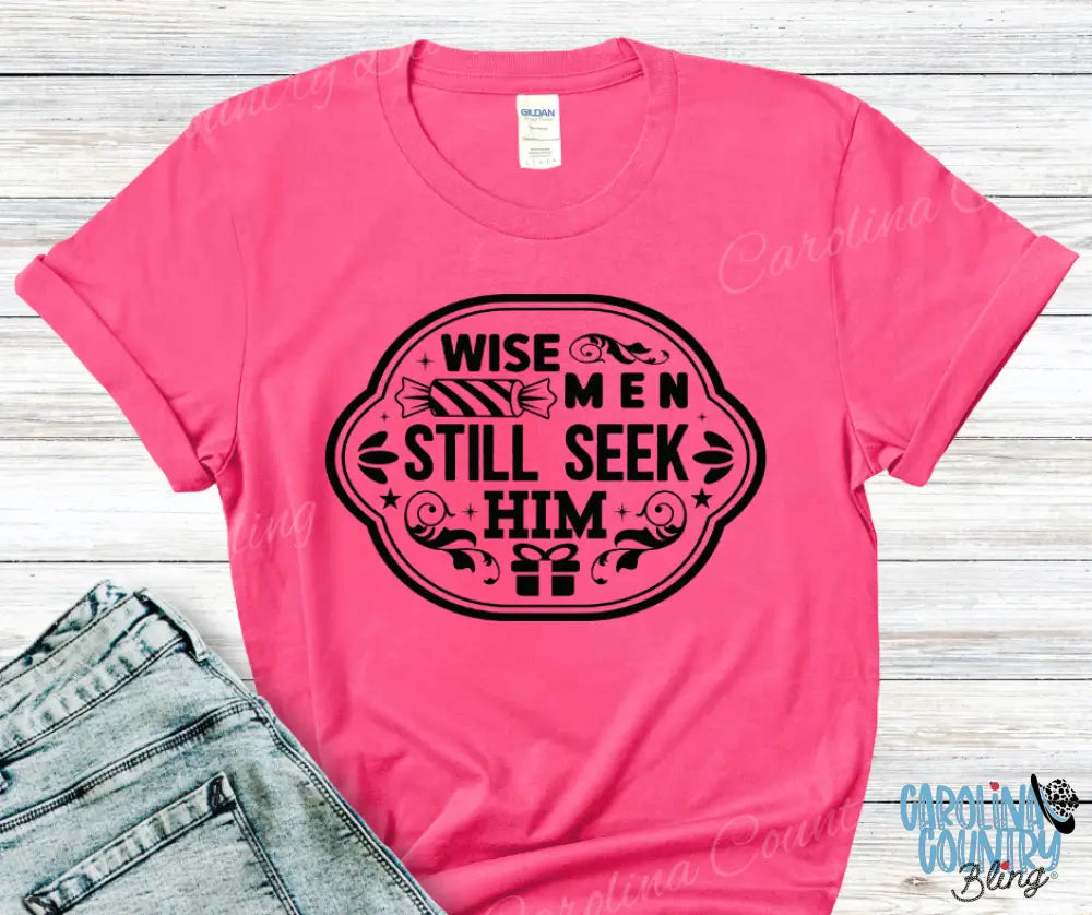 Wise Men Still Seek Him – Multi Small / Pink Shirt