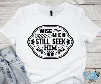 Wise Men Still Seek Him – Multi Small / White Short Sleeve Shirt