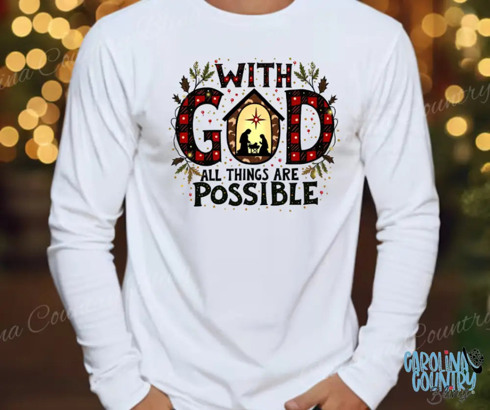 With God – Multi Small / Long Shirt