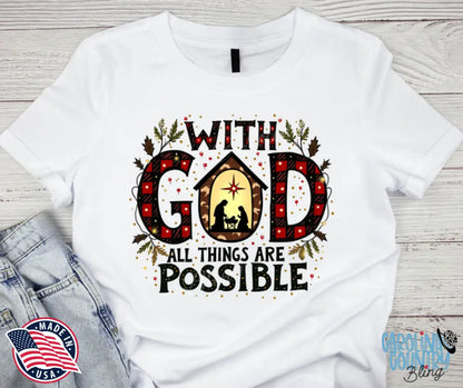 With God – Multi Small / Short Shirt