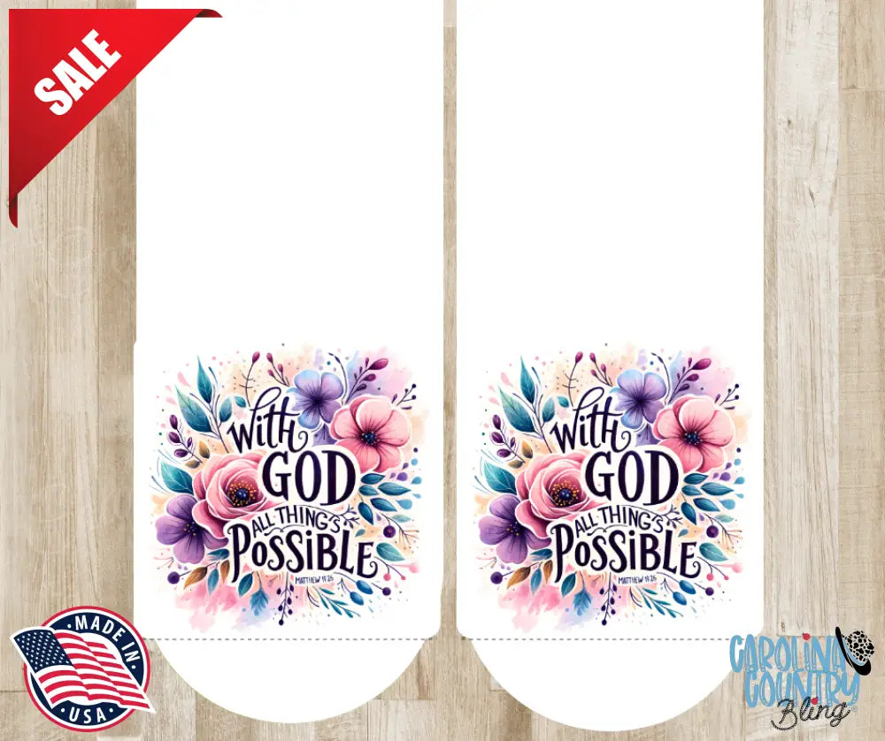 With God – Multi Socks