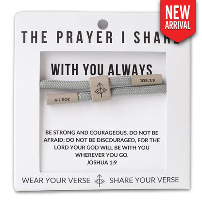 With You Always Joshua 1:9 bracelet