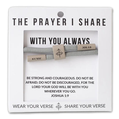 With You Always Joshua 1:9 bracelet