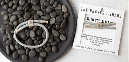 With You Always Joshua 1:9 bracelet