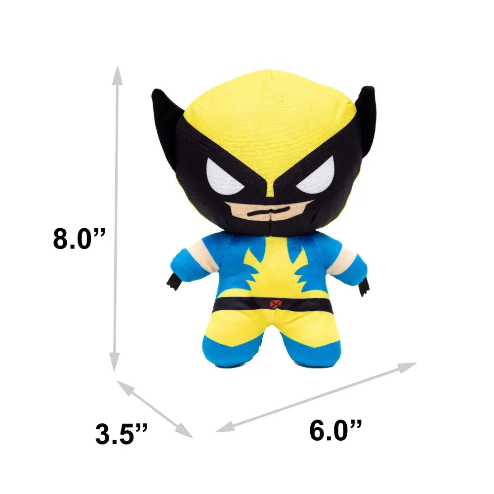 Wolverine - Multi Dog Toy Squeaky Plush