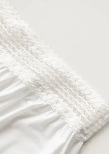 Women’s White Half Slip - IC Layering Essentials
