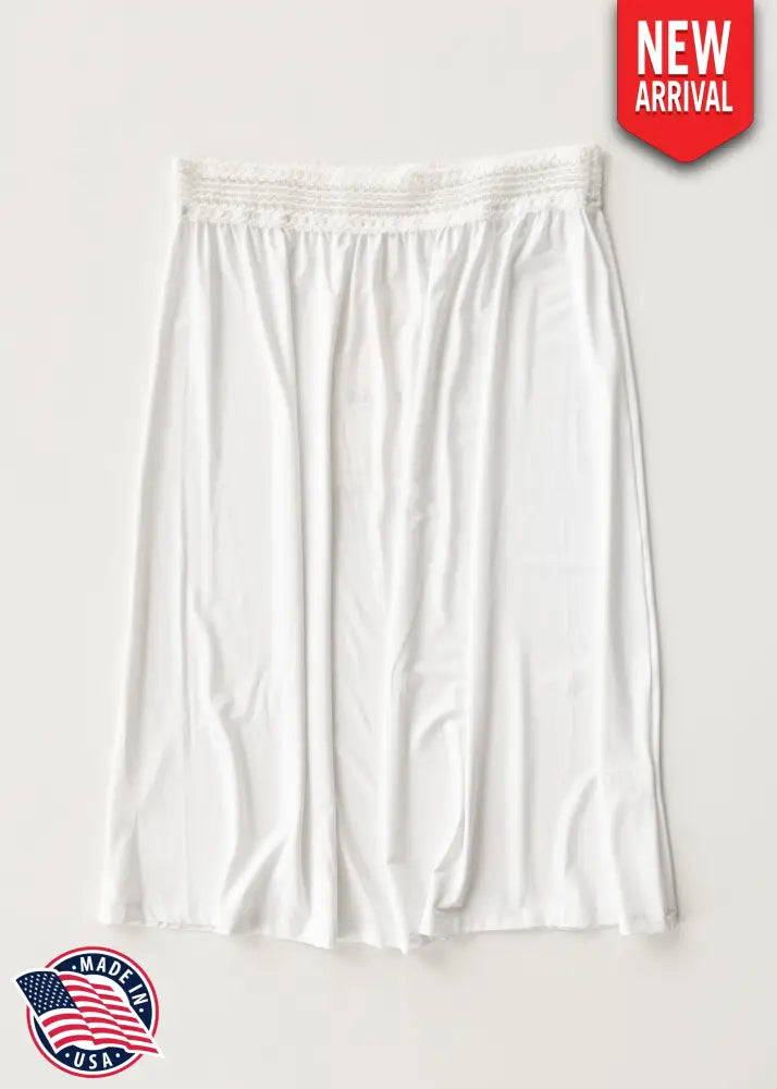 Women’s White Half Slip - IC Layering Essentials