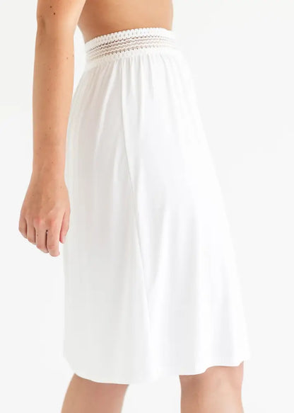Women’s White Half Slip - IC Layering Essentials