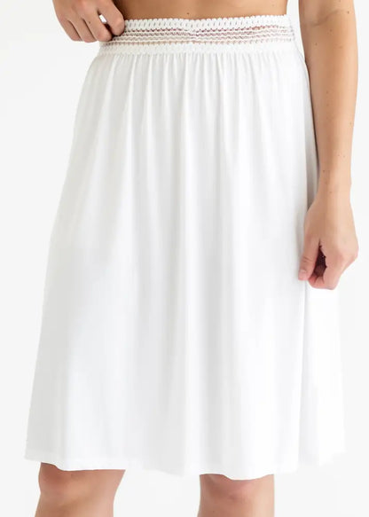 Women’s White Half Slip - IC Layering Essentials