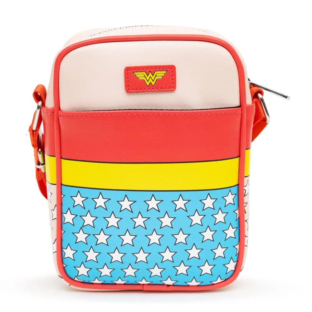 DC Comics Bag Cross Body Wonder Woman Body Character Close Up Vegan Leather Crossbody Bags