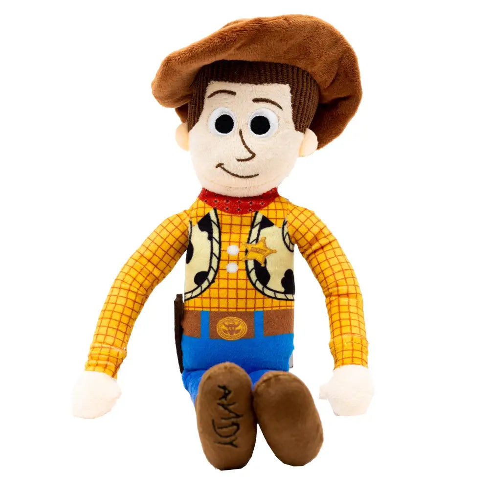 Dog Toy Squeaker Plush - Pixar Toy Story Woody Full Body Pose Dog Toy Squeaky Plush