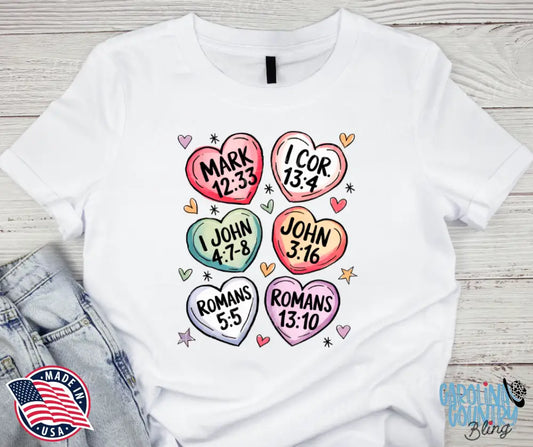 Words Of Love – White Small / Short Shirt