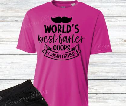 World’s Best – Multi Small / Fuchsia / Short Shirt