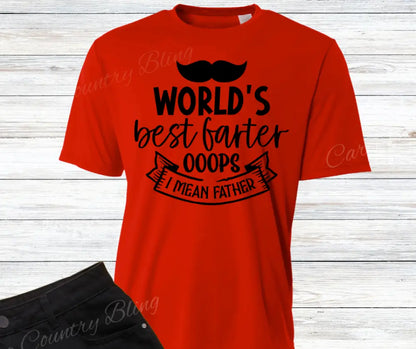 World’s Best – Multi Small / Red / Short Shirt