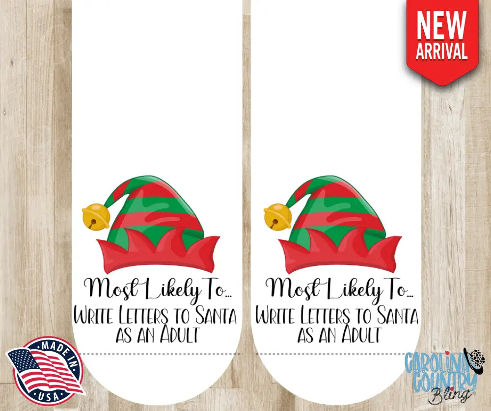 Write Letters To Santa As An Adult Socks