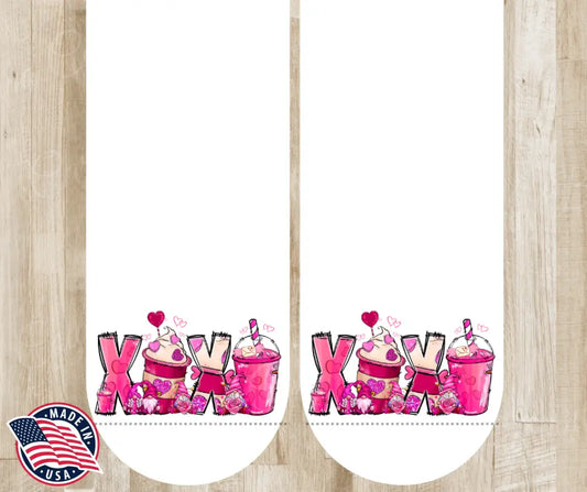Xoxo – Pink Socks