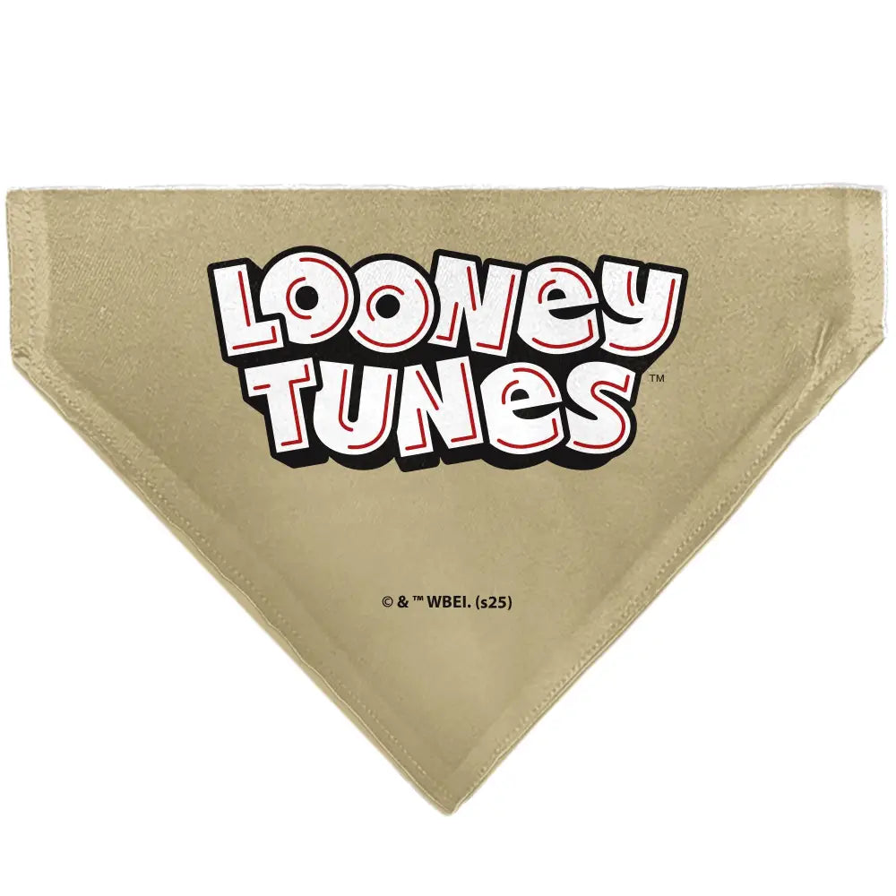 Pet Bandana - LOONEY TUNES Yosemite Sam Face Close-Up Tan - Pet Bandanas